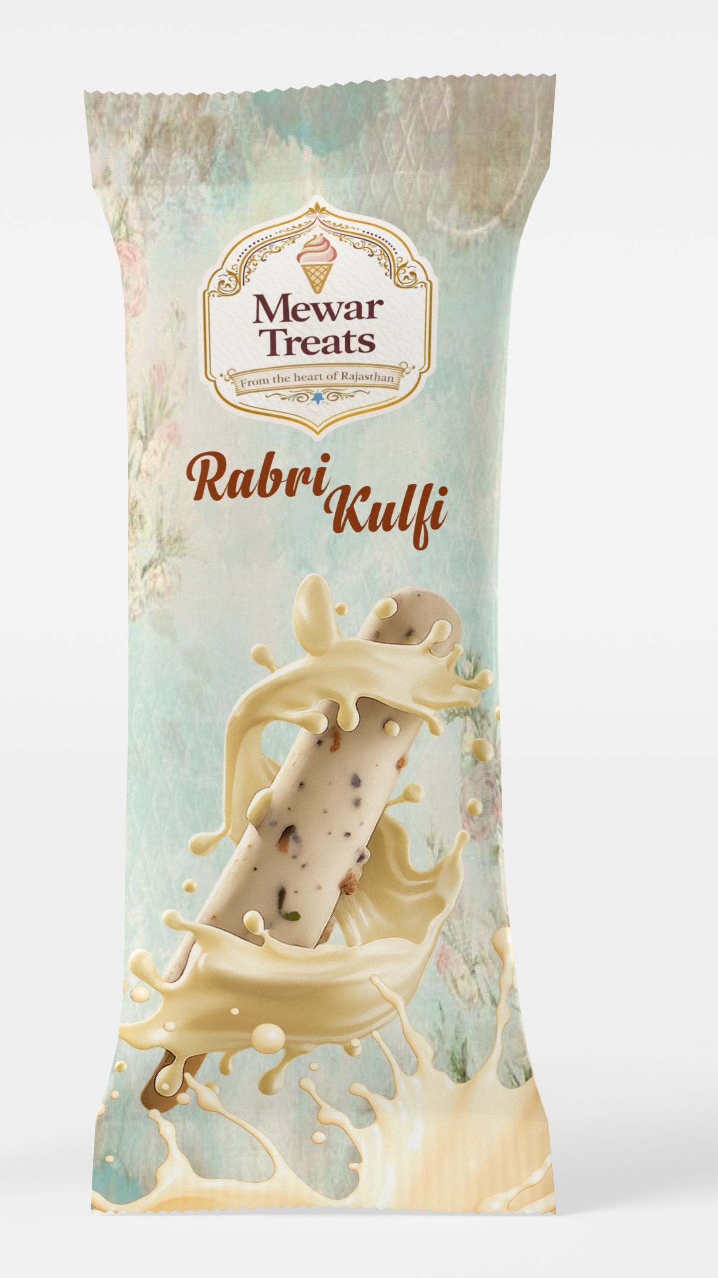 Rabri Dryfruit Kulfi - A luxurious blend of thickened milk (Rabri) and mixed dry fruits, a true royal indulgence.